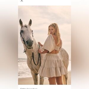 Free people Cross of Sunlight mini dress size large